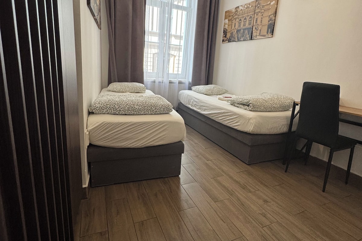 Basic Twin Room, Non Smoking (08) | Iron/ironing board, free WiFi