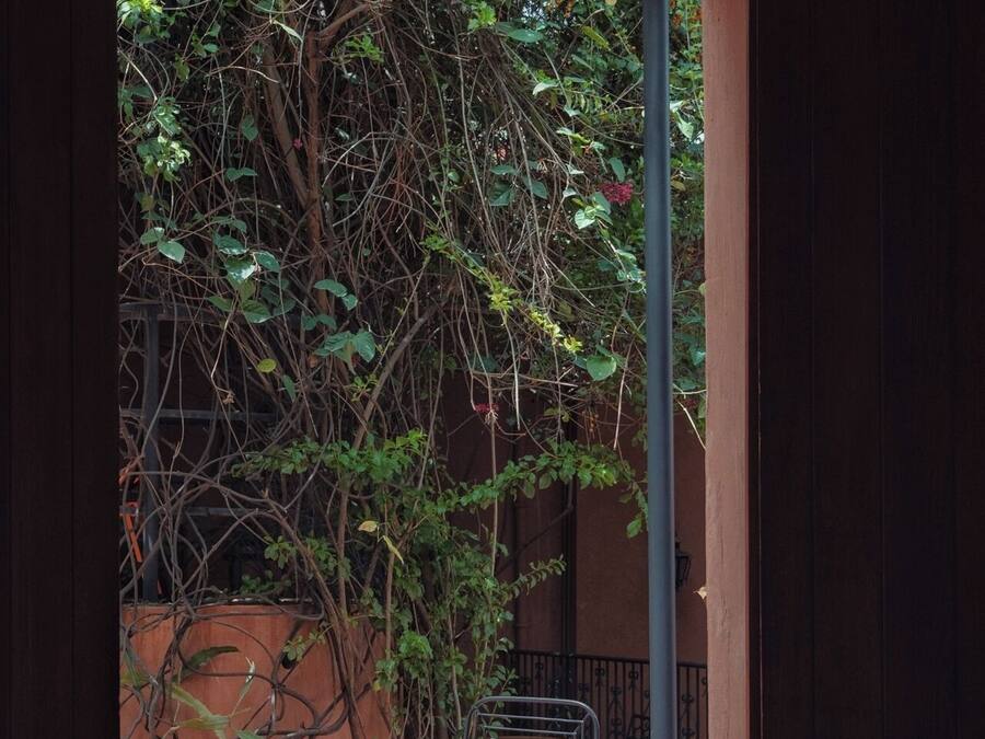 Quarto casal clássico, vista para o pátio | Terraço/pátio