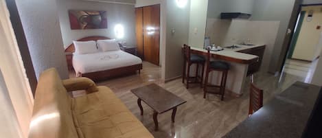 Superior Suite | In-room safe, desk, laptop workspace, iron/ironing board