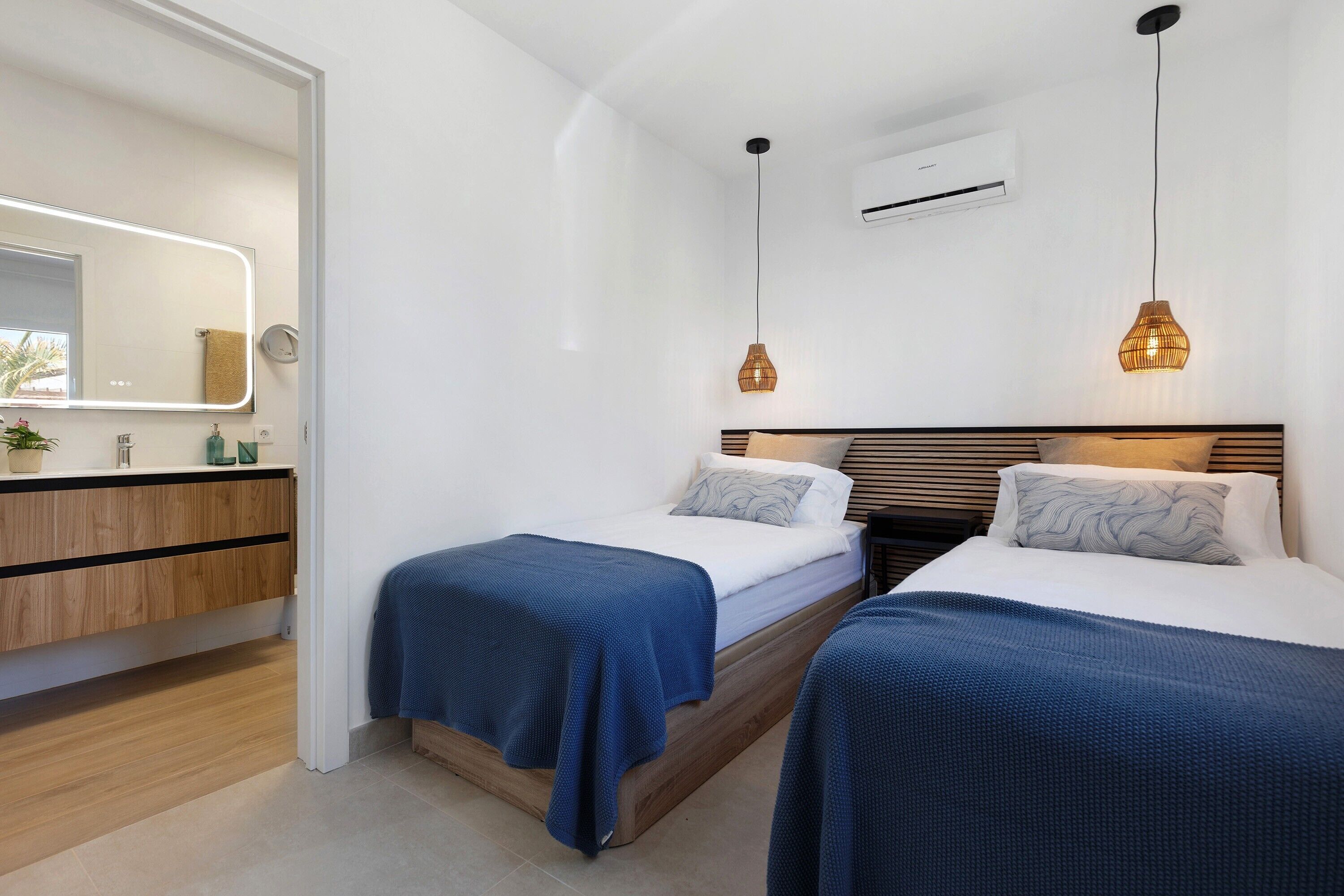 1 多间卧室、熨斗/熨衣板、WiFi、床单