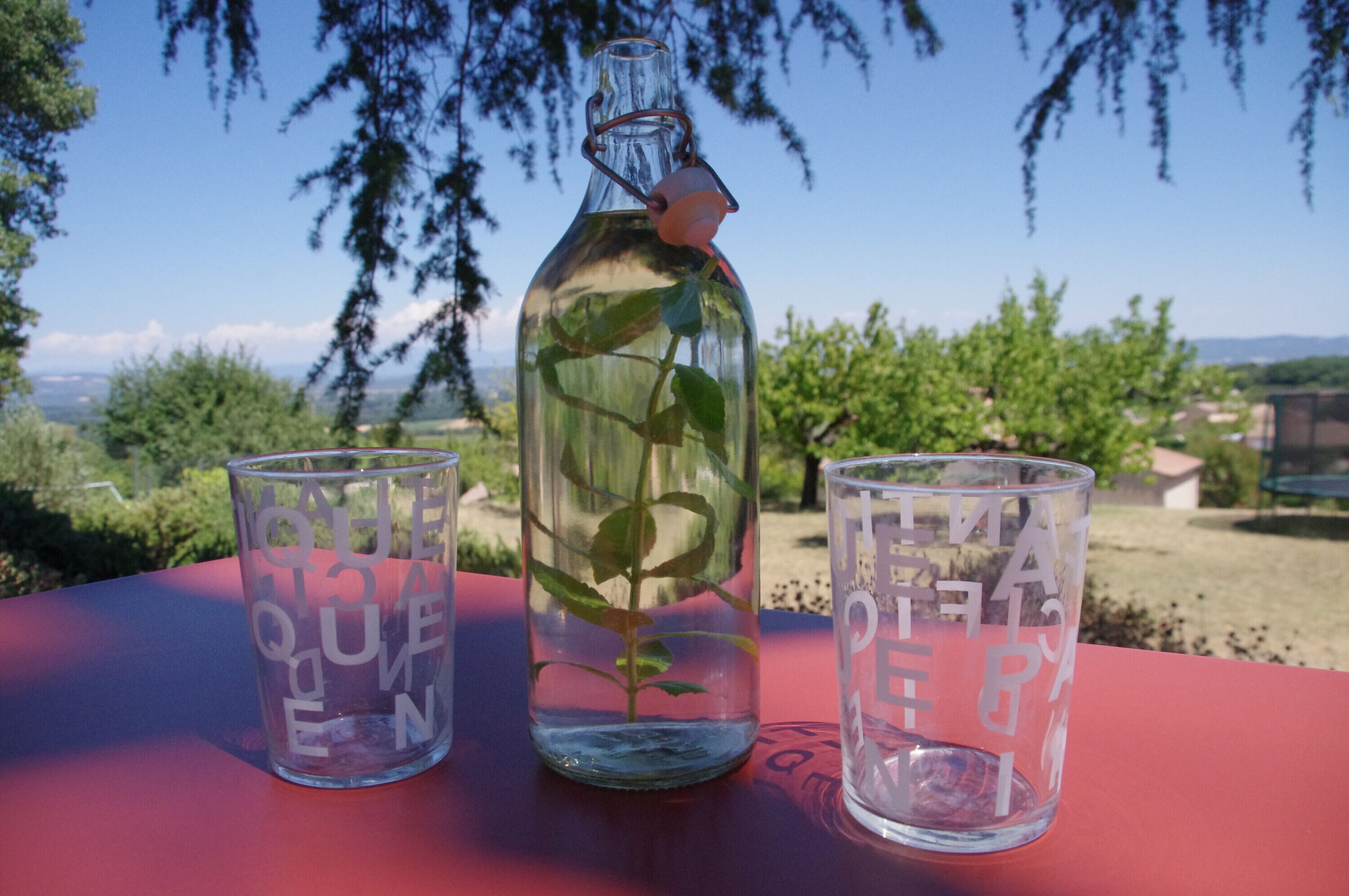 Uitzicht vanuit accommodatie