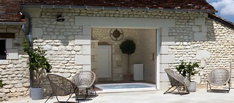 La Clef des Champs - Pool and Jacuzzi - Lémeré