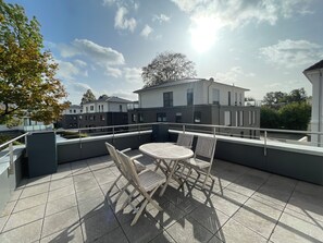 Outdoor dining - Stylish living in the imperial post office (Westerstede)