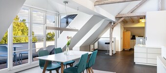 Attico panoramico in una splendida villa