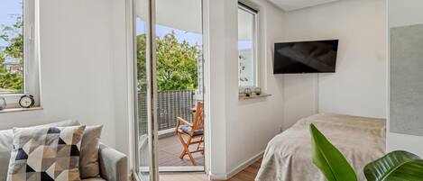 1 habitación, wifi y ropa de cama