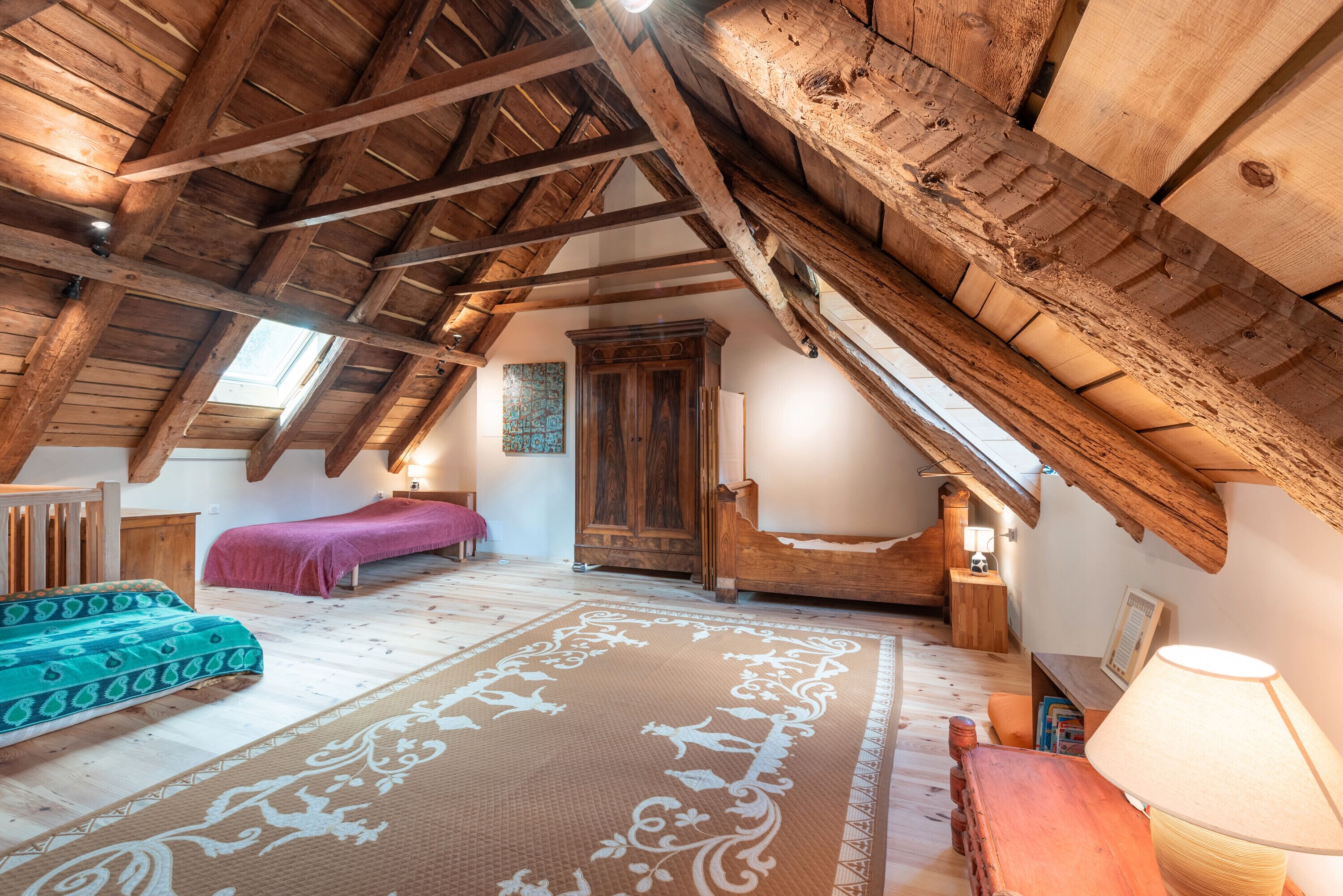 3 chambres, fer et planche à repasser, draps fournis