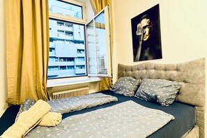 1 slaapkamer, beddengoed