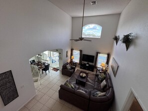 TV, video games, DVD player, books