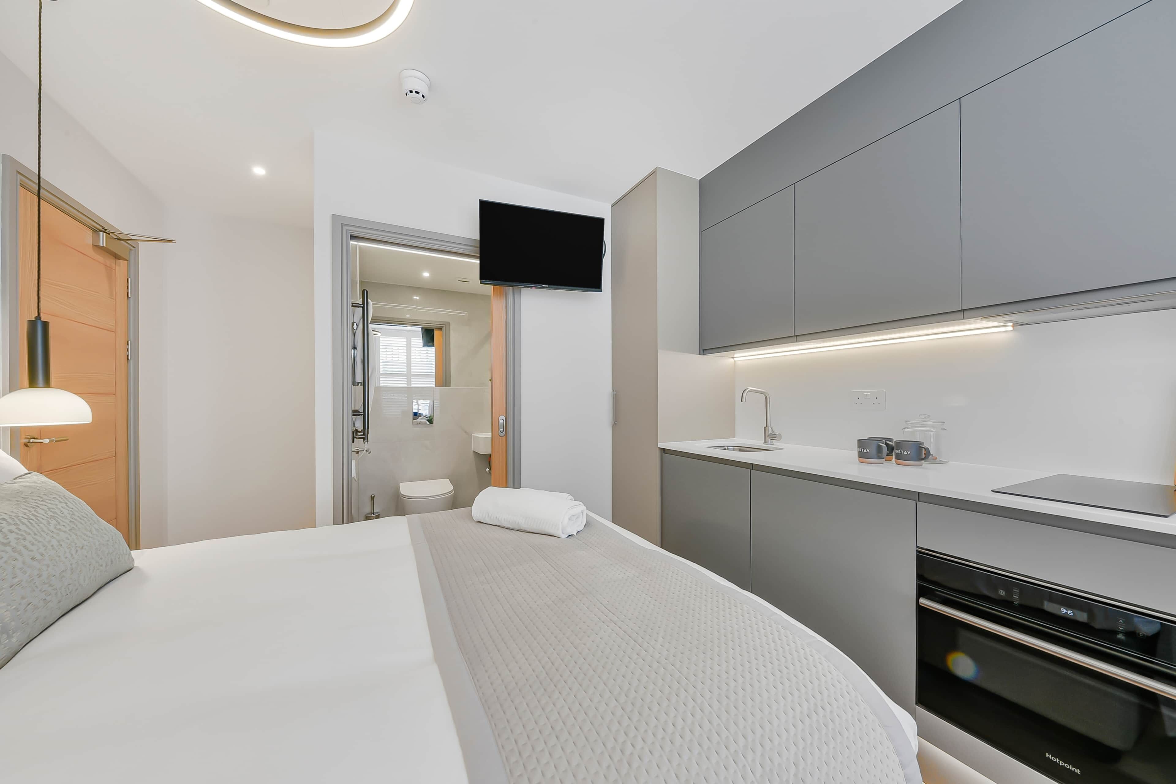 1 Schlafzimmer, Bügeleisen/Bügelbrett, kostenloses WLAN, Bettwäsche
