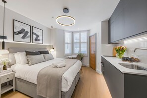 1 Schlafzimmer, Bügeleisen/Bügelbrett, kostenloses WLAN, Bettwäsche