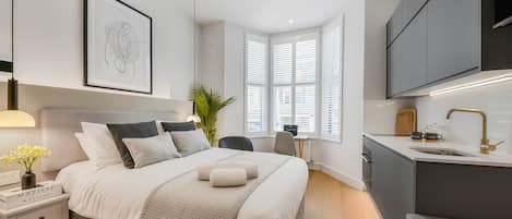 1 Schlafzimmer, Bügeleisen/Bügelbrett, kostenloses WLAN, Bettwäsche