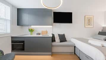 1 Schlafzimmer, Bügeleisen/Bügelbrett, kostenloses WLAN, Bettwäsche