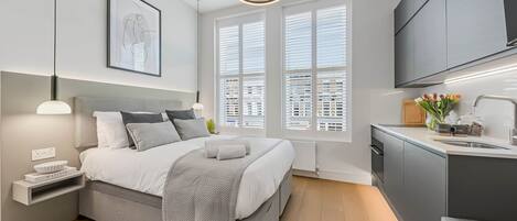 1 bedroom, iron/ironing board, free WiFi, bed sheets