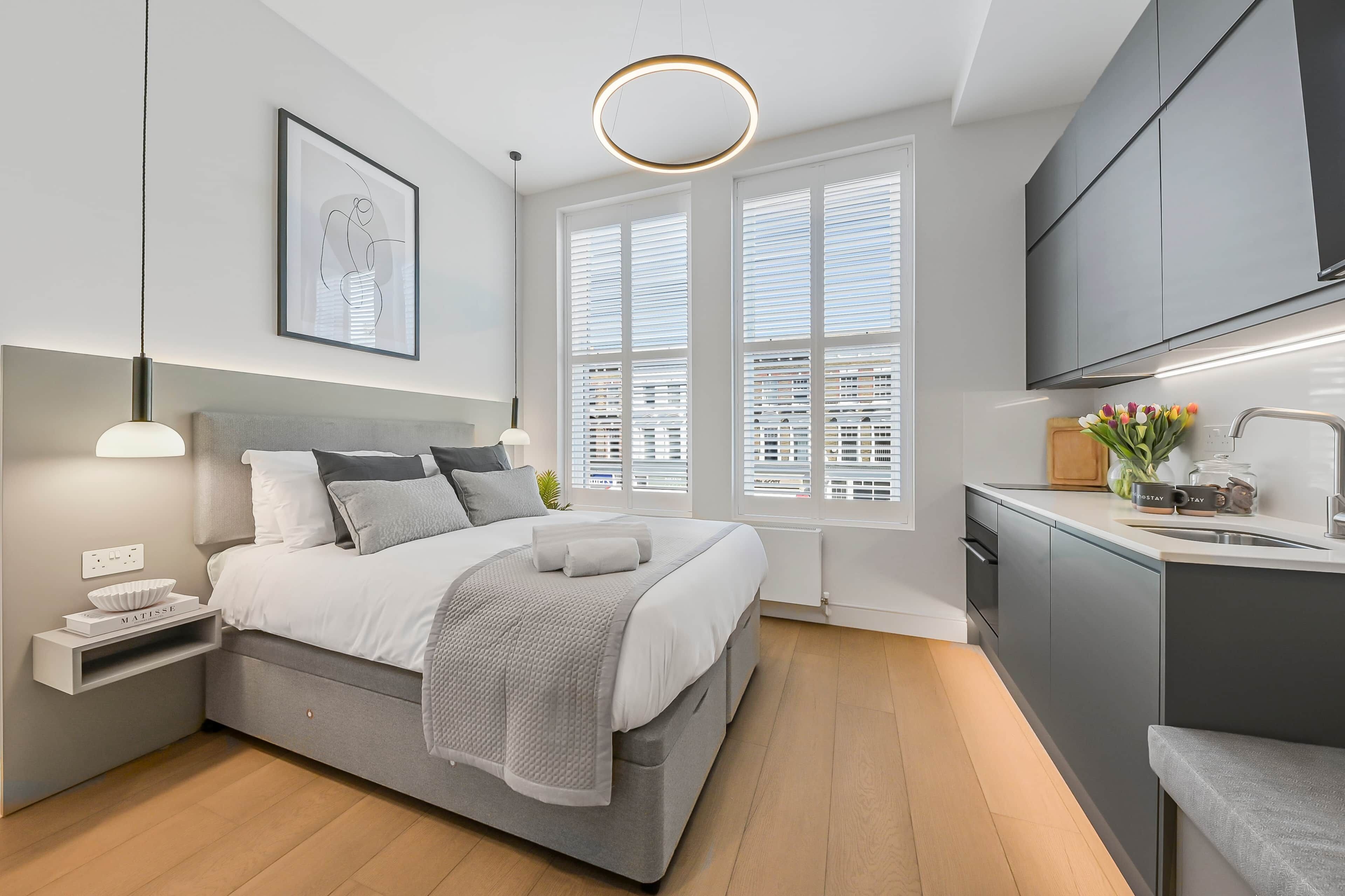 1 Schlafzimmer, Bügeleisen/Bügelbrett, kostenloses WLAN, Bettwäsche