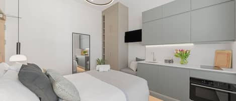 1 bedroom, iron/ironing board, free WiFi, bed sheets