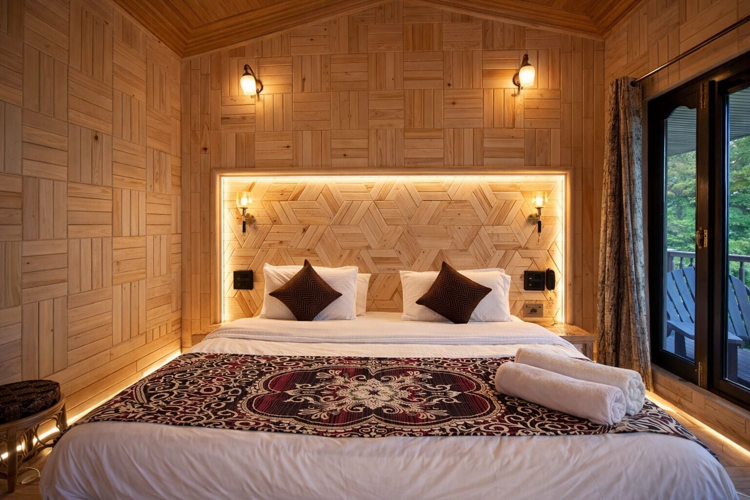 Safe på rommet, skrivebord og skrivebord for bærbar PC