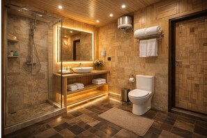 Đồ dùng nhà tắm miễn phí, máy sấy tóc, dép đi trong nhà 