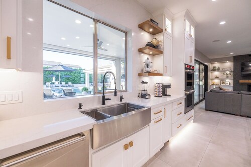 Luxury Outdoor Living: Heated Pool & Spa