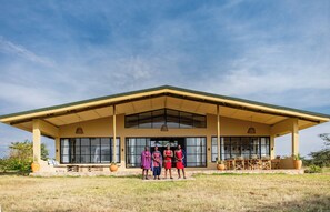 Majoituspaikan julkisivu