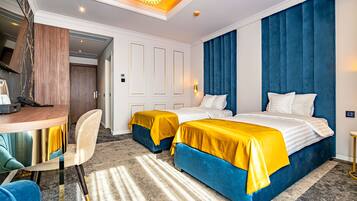 Twin Room, Hill View | Minibar, desk, laptop workspace, free WiFi