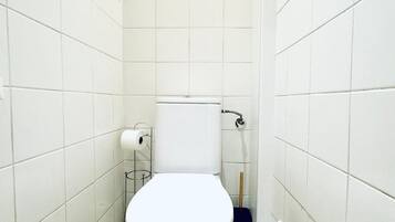 Haartrockner, Handtücher, Seife, Shampoo