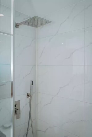 Shower, hair dryer