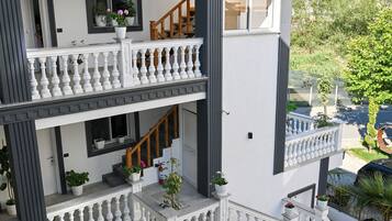 Blick von der Unterkunft