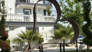 Blick von der Unterkunft