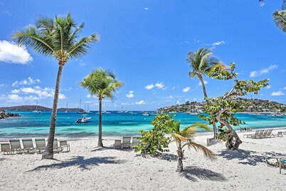 Fabulous 3-bedroom condo with AC in charming St Thomas