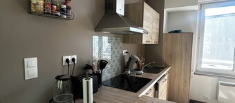 Bright duplex, 60 m2 Dunkerque center 2 min from port