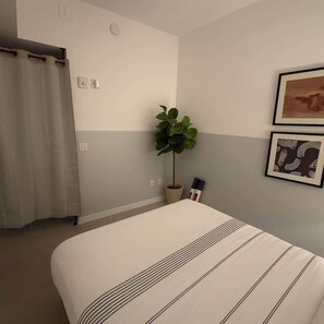 2 bedrooms, in-room safe, iron/ironing board, WiFi