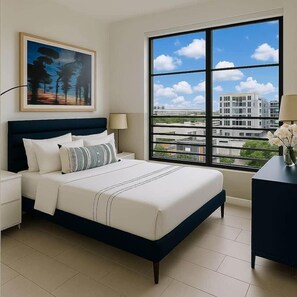 2 bedrooms, in-room safe, iron/ironing board, WiFi