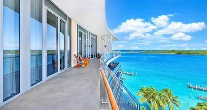 Margaritaville Waterpark Three Bedroom Residence with Kitchen and Balcony.