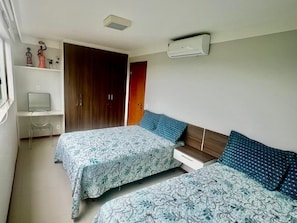 1 bedroom, internet, bed sheets