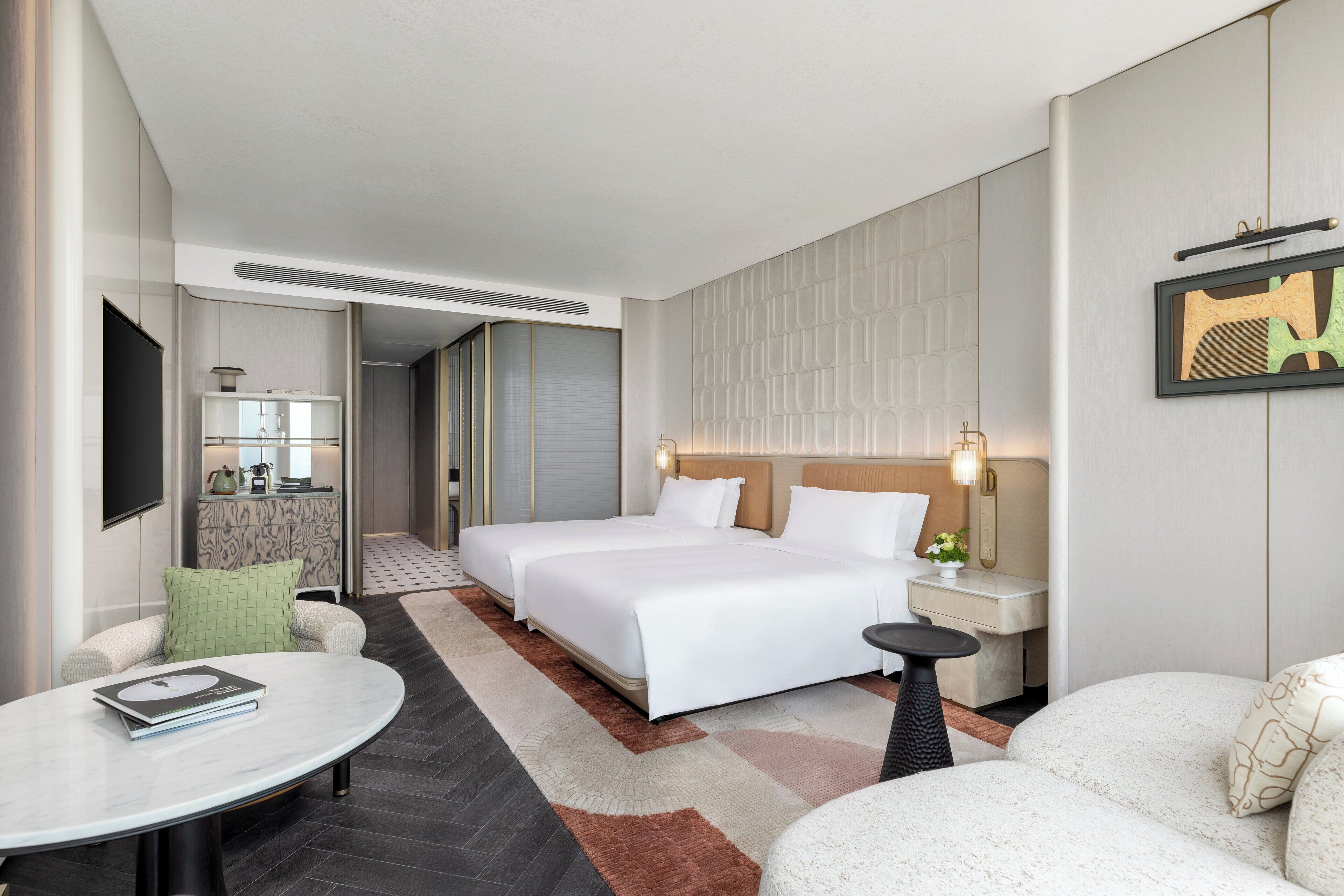 Premium Room, 2 Double Beds, River View