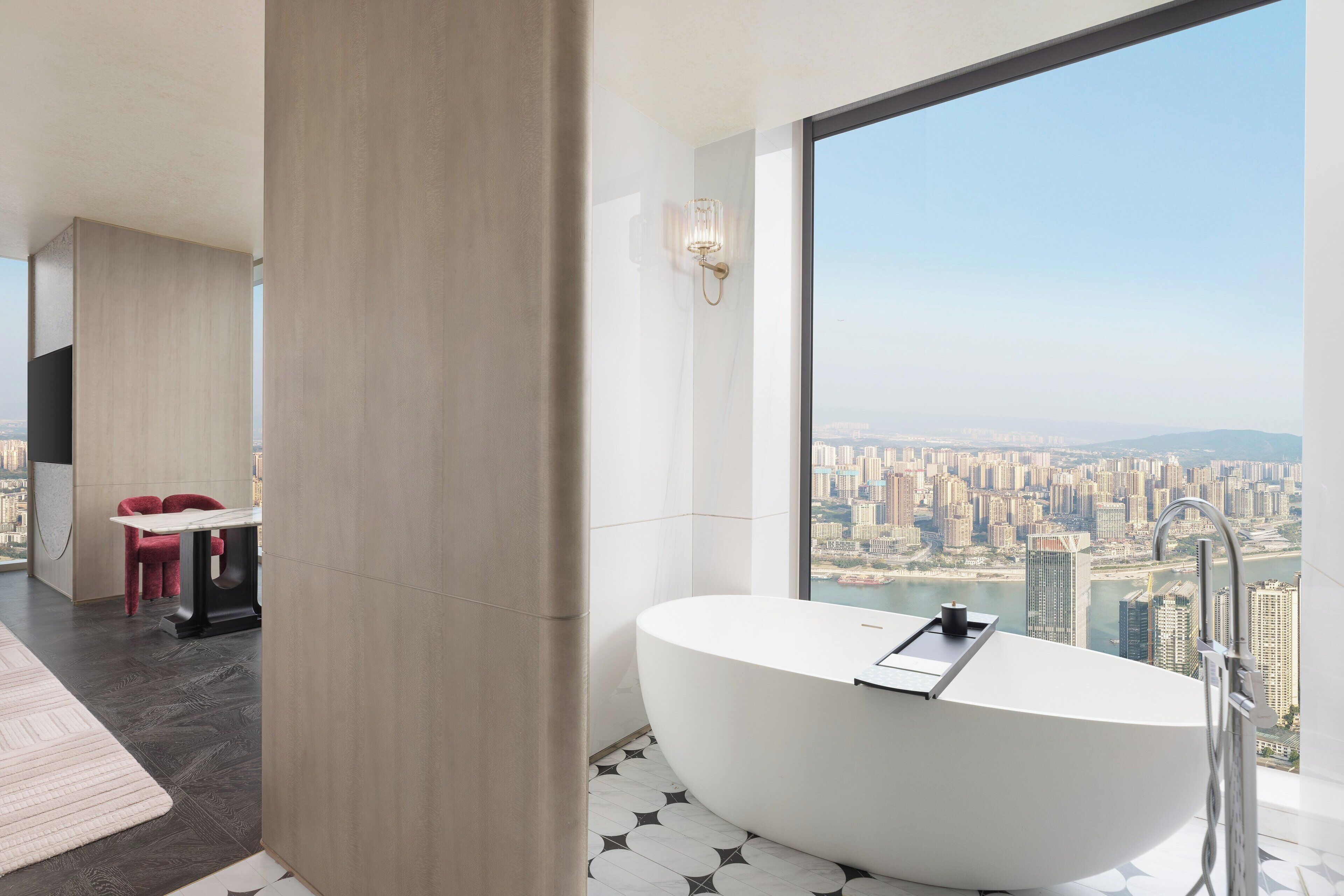 Suite, 1 King Bed (Chaotianmen View) | Premium bedding, memory foam beds, minibar, in-room safe