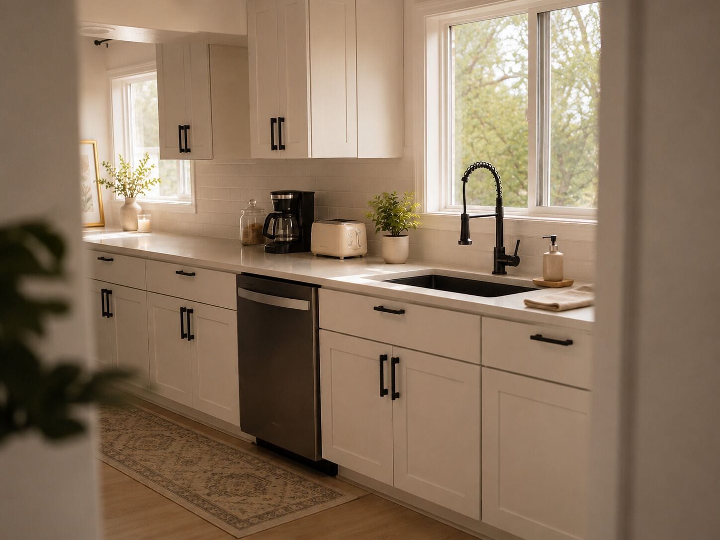 Micro-ondes, four, plaque de cuisson, lave-vaisselle