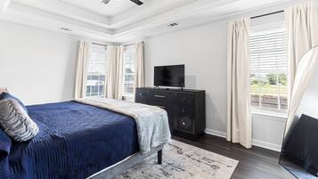 5 slaapkamers, een strijkplank/strijkijzer, wifi, beddengoed