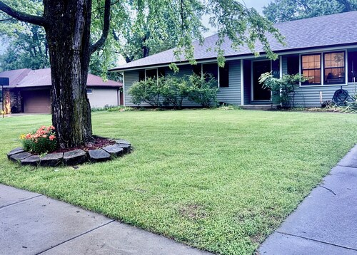Roomy 4-bed house in Springfield + Pet friendly + Gym + Workspace