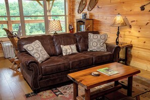 Smart TV, fireplace, video games, books