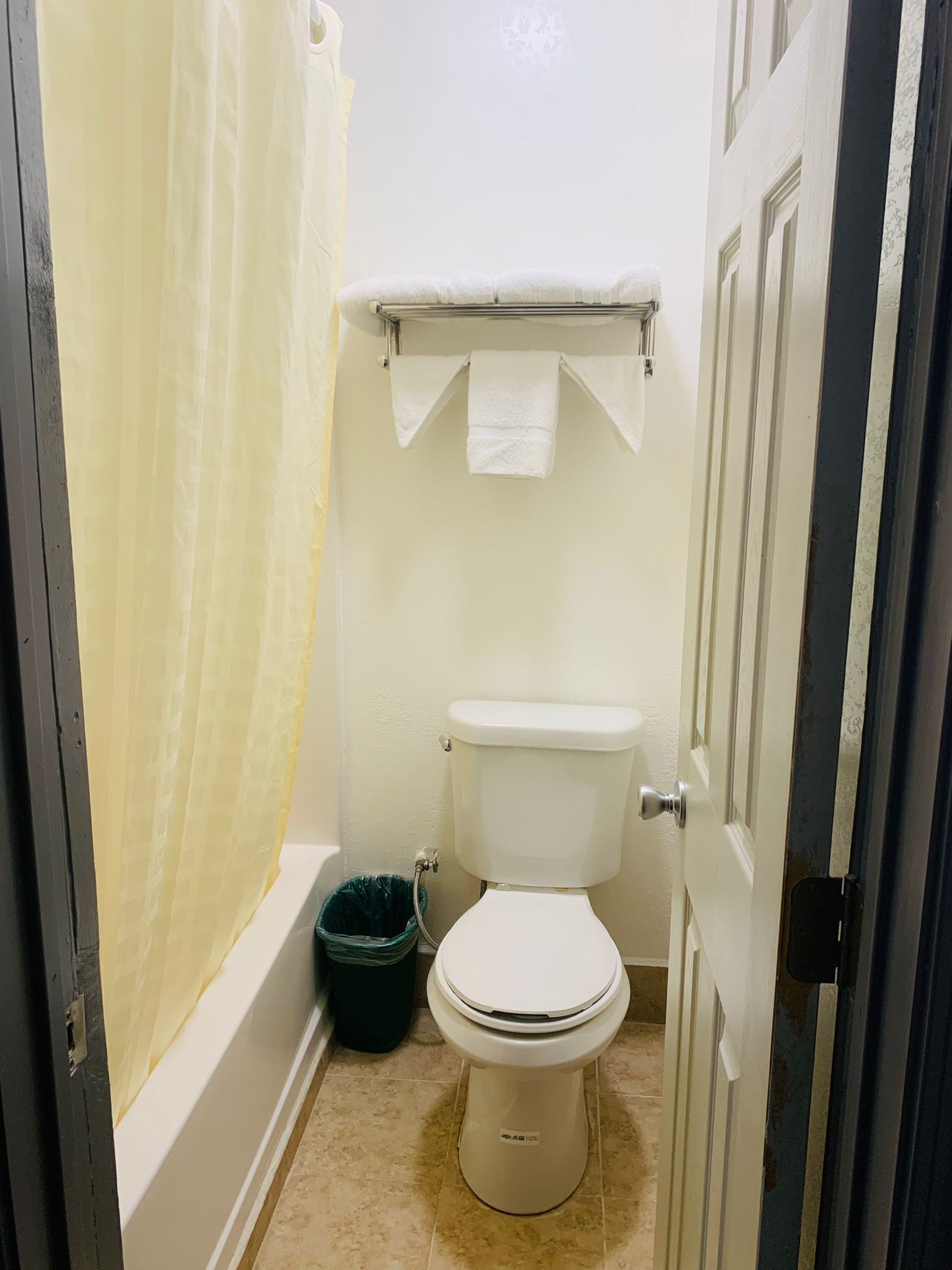 Towels, soap, toilet paper