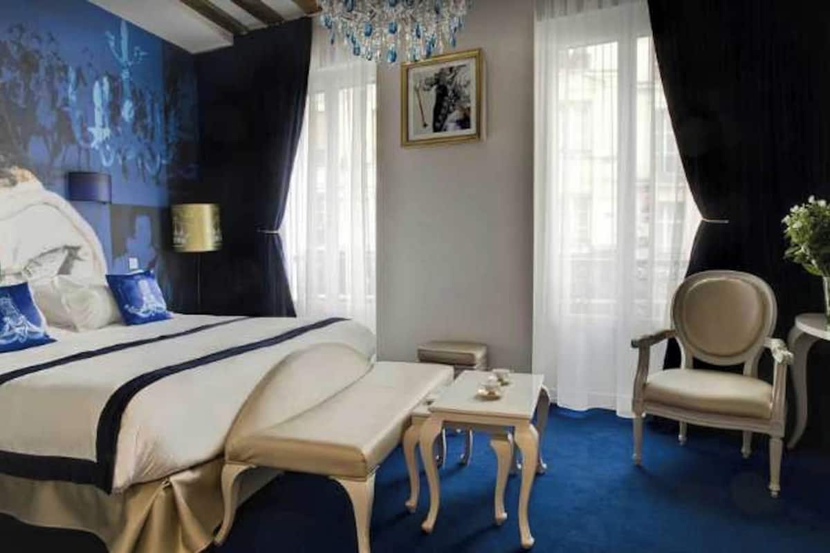 Casa | 1 dormitorio, espacio para trabajar con un portátil, ropa de cama