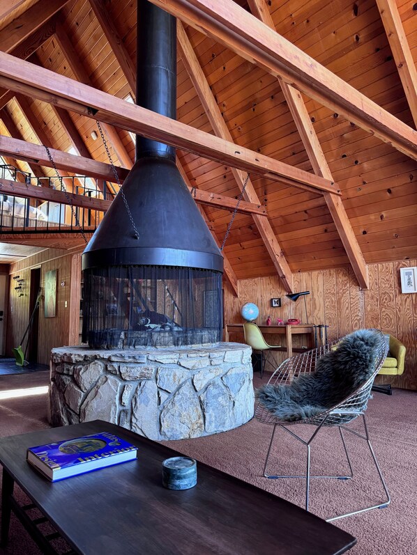 Apartment | 1 bedroom - Mid-century Modern A-frame Time Capsule (Running Springs)