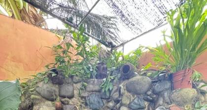 Bamboo Orange Cabana