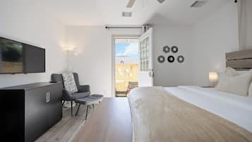 1 bedroom, iron/ironing board, internet, bed sheets
