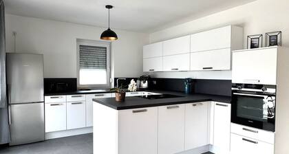 Upscale living with balcony & only 10 minutes to Bamberg