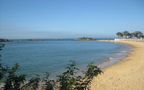 On the beach