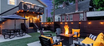 The Paddock ~ 5BR Class & Fun In One! Hot Tub, Fire Pit, Mini Golf, Walkable