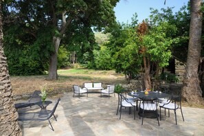 Outdoor dining - Apartment in Cap Corse - Canari (Canari)