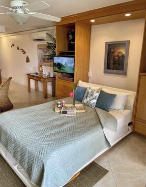 1 bedroom, internet, bed sheets